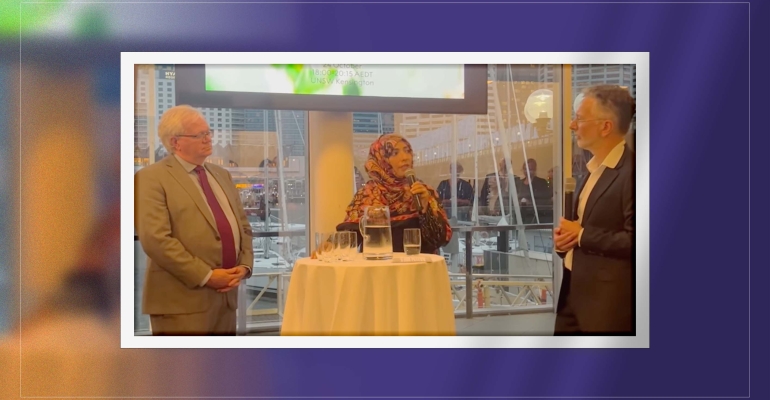 Swedish embassy hosts reception for Tawakkol Karman and Nobel Physics laureates
